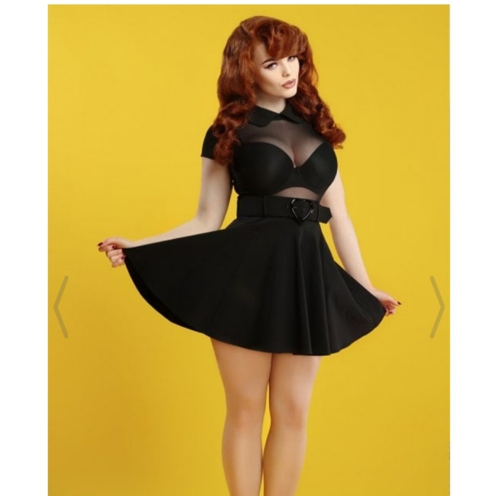 Collectif Maineline Adore Skater Dress UK14